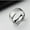 Silver, variant on 8mm Jesus Cross Prayer Ring Titanium Stainless Steel Men Women's Band Size 6-12