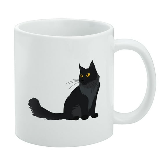 Maine Coon Cat White Mug