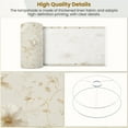 thumbnail image 4 of Lampshades 2 Pack Elegant Floral Beige Cream Flowers Soft 13"x13"x10" Light Shade for Table Lamps Floor Lamps Drum Lamp Shades Lampshade Replacement Easy Assembly, 4 of 8