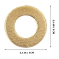 thumbnail image 2 of Luxshiny 50 Pcs Rondelles en Cuivre Métriques Kit de Joints Plats pour Connexions Électriques et Fixation, 2 of 6