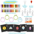 thumbnail image 2 of Haooryx 9Pcs DIY Easter Cross Stitch Keychain Kit, Embroidery Religious Jesus Keychain Craft for Party Favors, 2 of 6