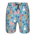 thumbnail image 3 of Pofeuu Cute Dog Prin Men's Swim Trunks Quick Dry Bathing Suit Swimming Board Shorts Mesh Lining Beach Swimwear-3X-Large, 3 of 6