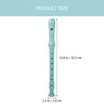 thumbnail image 2 of OULII 1Set Blue 8 Hole Plastic Clarinet Beginner Wind Instrument Lightweight Professional Music Instrument, 2 of 8
