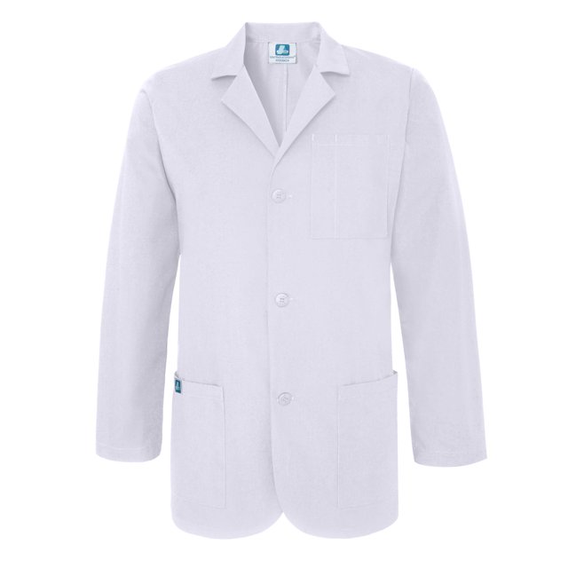 Adar Manteau Classique Unisexe 31 Pouces - Blanc - TTP