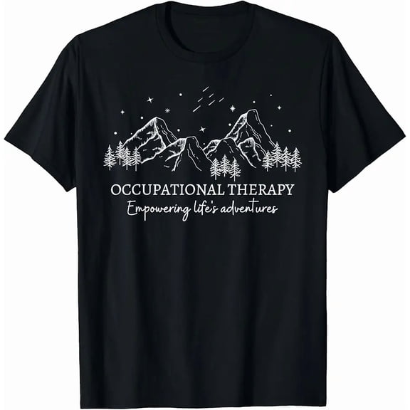 Retro Occupational Therapy Empowering Life's Adventures OT T-Shirt