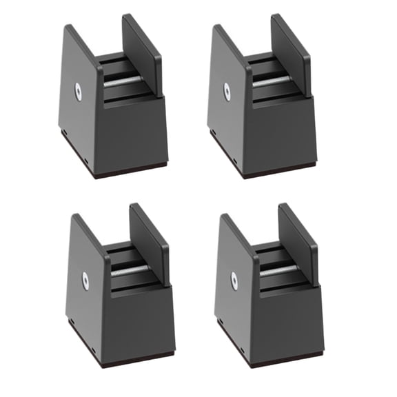 Extra Tall 2Inch Bed Furniture Risers Portable Sturdy Plastic Support for Sofa Couch Table Bed Leg Elevators Use