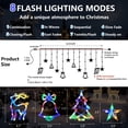 thumbnail image 2 of Luces de Cadena Attmu para Ventana de Navidad 120 LED 3m, 2 of 7
