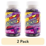 (2 pack) STACKER 3 Capsules Ephedra Free Formula 100 Capsules