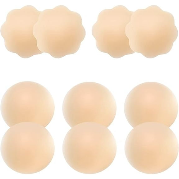 Nipple Covers, Invisible Nipple Covers for Women, Nipple Pasties Reusable Pasties Nipple Covers Pack（