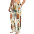 thumbnail image 2 of Balery Men'S Autumn In The Forest Pants,Sleepwear Pants,Pajama Pants,Pj Bottoms Drawstring And Pockets-Large, 2 of 9