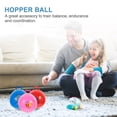 thumbnail image 2 of 3Pcs Inflatable Hopper Balls Hop Bouncy Jumping Ball with Handle Kicking Bounce Jumping Hopper Educational Toy (Random Style), 2 of 6