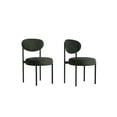 thumbnail image 2 of Better Homes & Gardens Boucle Dining Chairs, Olive, 2 Pack, 2 of 13