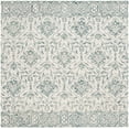 thumbnail image 2 of Safavieh Dip Dye Beranadette Floral Wool Area Rug, Blue/Ivory, 9' x 9' Square, 2 of 11