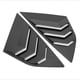 thumbnail image 1 of Carbon Fiber Style Rear Window Louver Shutter Vent Fits for Ford Focus ST RS MK3, 1 of 4