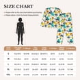 thumbnail image 4 of Pofeuu Cute tractor and vehicle Print Womens Pajamas Set Long Sleeve Sleepwear Button Down Nightwear Soft Pj Lounge Sets Button Down Pajamas Women-X-Large, 4 of 7