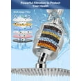 thumbnail image 6 of Doulami Shower Head Combo Filtered Shower Head with Handheld 8'' Dual Rainfall Showerhead 5 Settings High Pressure Handheld Showerhead, 6 of 9