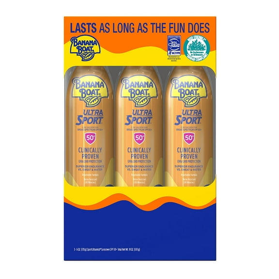 The Banana Boat Ultra Sport UltraMist SPF50 (6 oz., 3 pk.)