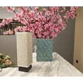 thumbnail image 5 of FSLiving Auto Off Timer Bedside Lamp, Plug In Desk Lamp for Bedroom Wood Decor Nightstand Lamp with Cuboid Flaxen Fabric Shade for Living Room, Dorm, Home Office - Bulb Not Included, 5 of 7