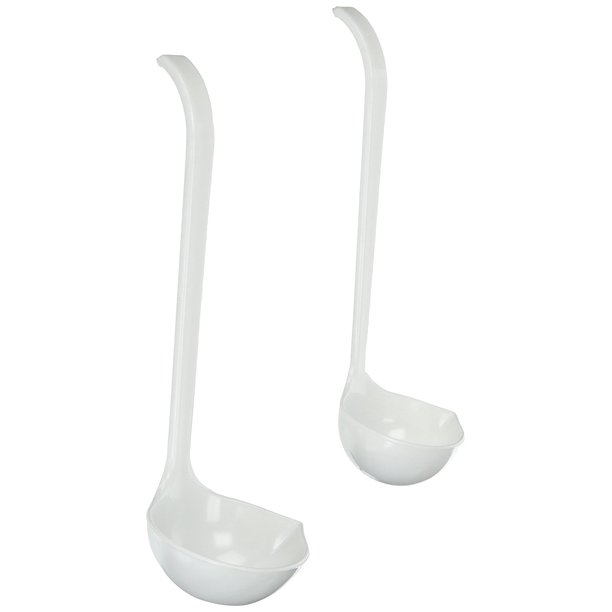 Fox Run 2 pc Mini Plastic Ladle Set 1/2 oz & 1 oz Gravy Sauce Serve