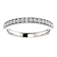 thumbnail image 3 of FB Jewels 14k White Gold Round 06.50 mm Polished 1/4 CTW Diamond Wedding Ring Band Size 7, 3 of 3