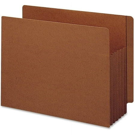 UPC: 0086486747905 | Smead End Tab File Pockets with Reinforced Tab Legal – 8 1/2  x 14  Sheet Size – 5 1/4  Expansion – Straight Tab Cut – Redrope – Redrope – 7.46 oz – Recycled – 10 / Box
