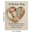 thumbnail image 2 of Pocket Hug Hair Stylist Gift – Mini Heart-Shaped Pocket Decor with Greeting Cards, Cute Hairdresser Tools Accessory, Thoughtful Ornament for Hairstylist Colleagues Friends, 2.76*3.54in, A, 2 of 4