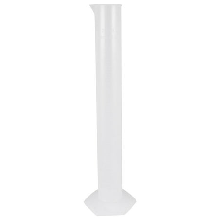 Unique Bargains 31cm High 250mL Chemistry Liquid Volumes Measuing Clear White Graduated Cylinder