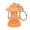Orange, variant on Lantern Keyring With Bright LED Bulb USB Powered Retro Decoration For Nighttime Key Visibility Camping Accessory