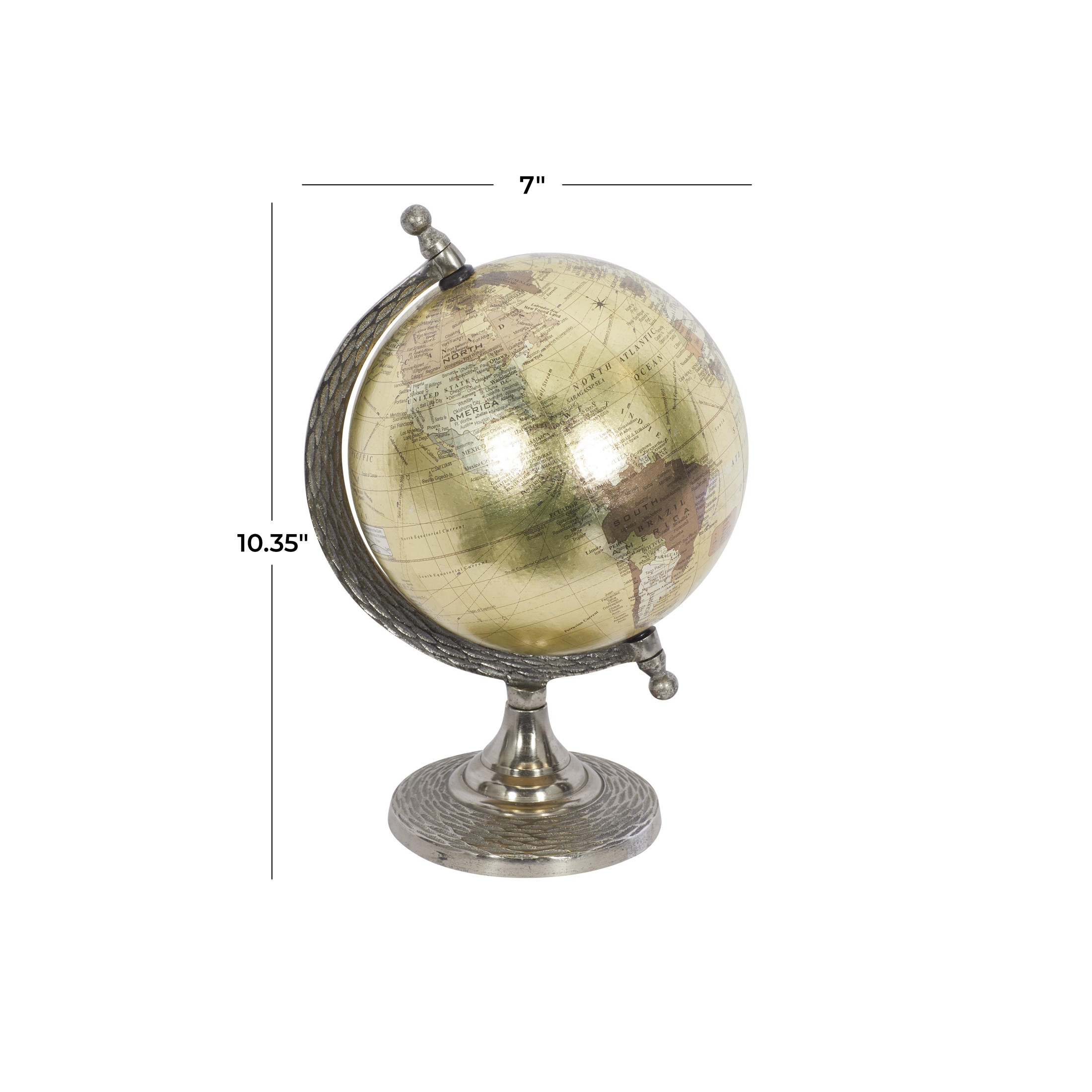 DecMode 7" Gold Globe