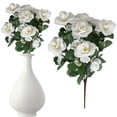 thumbnail image 2 of Mifelio Artificial Azalea Bush, White, 32 × 13 cm, 2 of 4