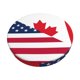 thumbnail image 1 of Balery USA Canada Flag Fundas de asiento para taburete de bar redondo de tela de terciopelo ajustables que protegen de arañazos y manchas para sillas de 14 a 17 pulgadas.-14 inch, 1 of 7
