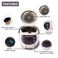 thumbnail image 4 of Reishunger - Mini olla de arroz digital y vaporizador, color negro con función de mantener el calor y temporizador, 3.5 tazas, pequeña olla de arroz estilo japonés con olla interior de cerámica, 8, 4 of 5
