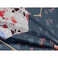 thumbnail image 5 of oneOone Rayon Dark Navy Blue Fabric Geometric Craft Projects Decor Fabric Printed By The Yard 56 Inch Wide-ME, 5 of 5