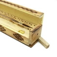 thumbnail image 6 of Soul Sticks Peace Art Handmade Carved Incense Burner Wooden Coffin Box with Storage Includes Free Gift Go Away Evil Incense Sticks, 6 of 6