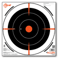 thumbnail image 2 of Ez Aim Paper Shooting Targets, 8 In Bullseye, 26-Pack, Black, Orange, & White, 2 Pack, 2 of 8