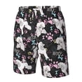 thumbnail image 4 of Fotbe Cute Poodle Dog Trajes de Baño Estampados para Hombre, Shorts de Verano de Secado Rápido, Ropa de Playa, Bañadores-XX-Large, 4 of 6