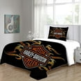 thumbnail image 5 of Harley Davidson Motorcycle Duvet Cover Set 100% Microfiber 3D Print Harley Motors Bedding Set Include Duvet Cover + Pillowcases, 5 of 5