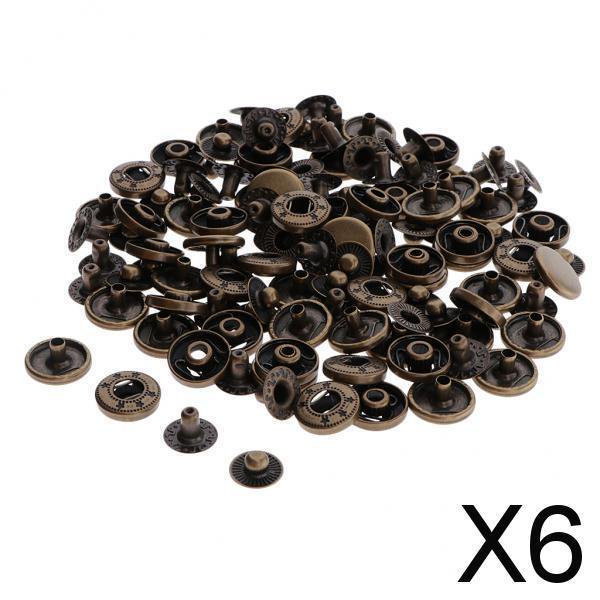 Botones a presión Invisible para ropa de chaqueta Soledad 10mm 6 piezas