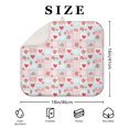thumbnail image 4 of Pioneer Flower Floral Print Pattern Kitchen Dish Drying Mat 1 Pack, Ultra Absorbent Microfiber Drainer Mat, 16"x18", 4 of 6