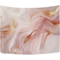 thumbnail image 2 of Coolnut Marble Pink Tapestry Hippie Wall Hanging Tapestries Aesthetic Decorative for Living Room Bedroom Ceiling 80x60In Home Decor Gifts, 2 of 7