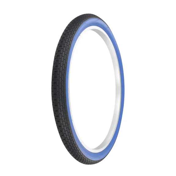 PRO  Bicycle Wire Bead Tire 24 X 2.125 Black/Blue Brick Tread Tire G-5009