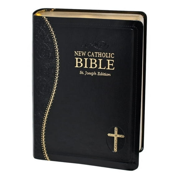 New Catholic Bible Medium Print Dura Lux (Black), (Hardcover)