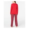 thumbnail image 2 of FAMILY PJs Intimates Red Plaid Sleepwear Pajamas L, 2 of 4