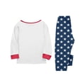 thumbnail image 5 of Patriotic Matching Family Sleepwear, Usa 250 Years Family Matching Pajamas, Star Striped Print Long Sleeve Sleepwear Set for Whole Family, 1776-2026 Patriotic Loungewear for Independence Day, 5 of 6
