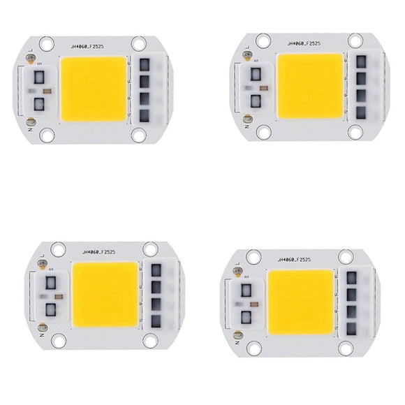 4X LED Blanc Chaud Bubles Puce Économe en Énergie Haute Tension Puce LED Haute Puissance pour Éclairage de Circulation 100W 220V