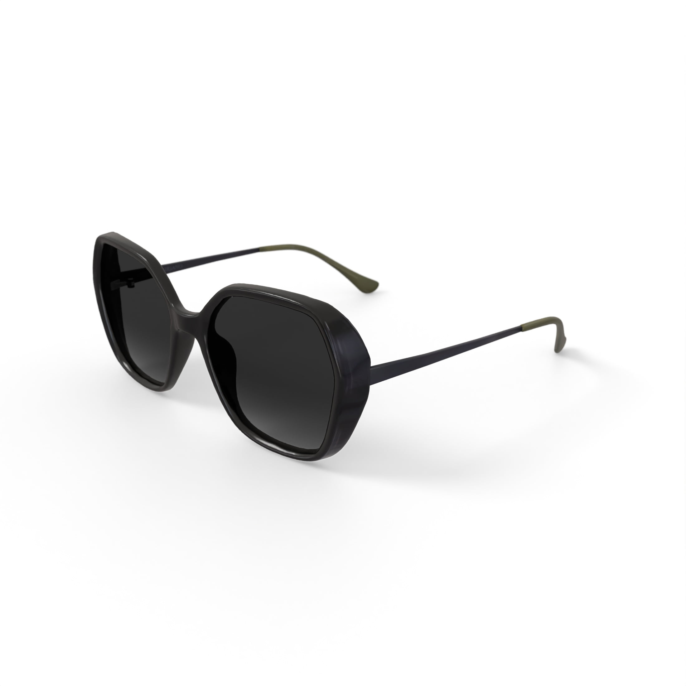 Christian Siriano Rx'able Womens Sunglasses, Ursula, Grey Tortoise, 56.5-18.5-144