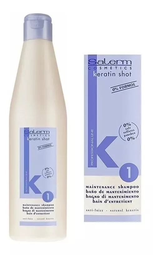 thumbnail image 1 of Champú Salerm Keratin Shot Maintenance 532 ml Salerm Keratin Shot. Professional line., 1 of 2