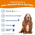 thumbnail image 6 of Zesty Paws Senior Advanced Skin & Coat Bites for Senior Dogs, for Healthy Skin & Coat, Chicken, 90ct, 6 of 8