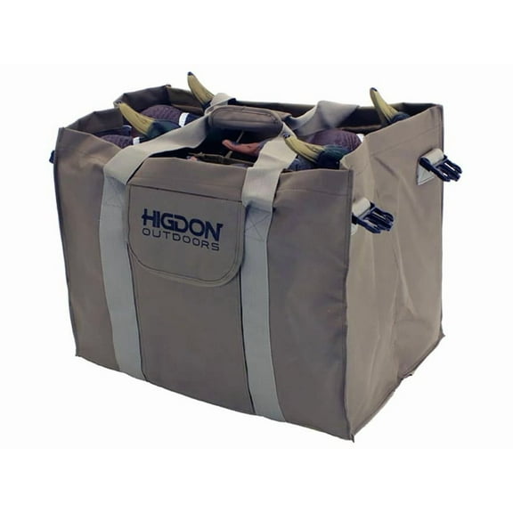 Higdon 6-Slot Full Body Duck Decoy Bag Polyester Brown