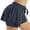 Gray women's elastic waist shorts a1, variant on Cagogo Women's Drawstring Elastic Waist Shorts Casual Sporty Active Regular Fit Solid Shorts Summer Workout Lounge Yoga Beach Activewear, Light Blue S